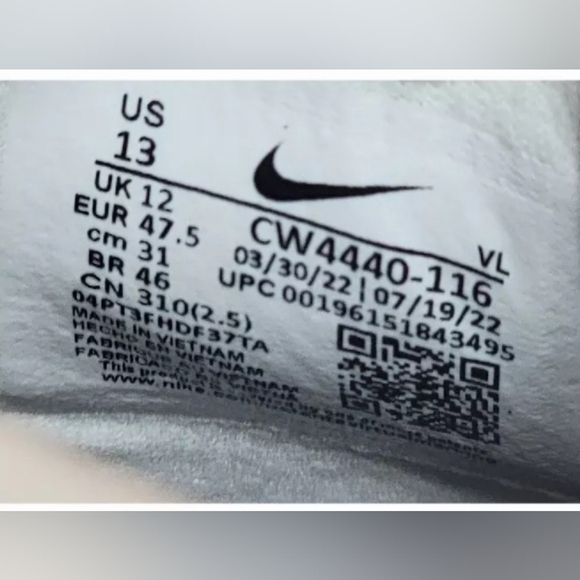 Nike Alpha Huarache 8 Elite LAX Lacrosse CW4440-116 White Pink Men Sz Multi New - Picture 4 of 10